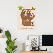 Niedlicher Rand für Text und Farbe Poster (Heimbüro)