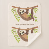 Niedlicher Rand für Text und Farbe Sherpadecke (Vorderseite)