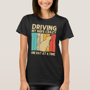 Niedlicher Rat für Männer Vater Mouse Rat Rattenme T-Shirt