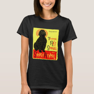 Niedlicher Rat Schwanz Spaniel Irish Water Spaniel T-Shirt