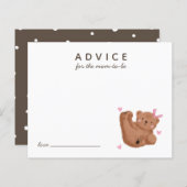 Niedlicher Ratschlag für die Mami Card (Vorne/Hinten)