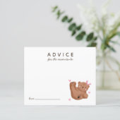 Niedlicher Ratschlag für die Mami Card (Stehend Vorderseite)