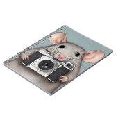 Niedlicher Rattenfotograf Notizblock (Linke Seite)