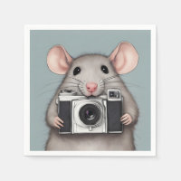 Niedlicher Rattenfotograf