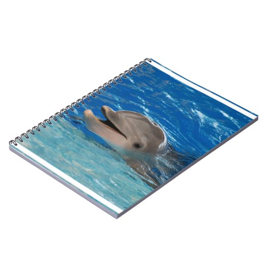 Niedlicher Ratterndelphin Notizblock (Linke Seite)