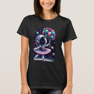 Niedlicher Raumfahrtsastronaut Kostüm Ballerina Gi T-Shirt