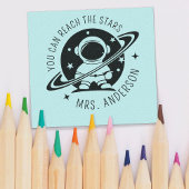 Niedlicher RaumMan kann den Sternenlehrer erreiche Permastempel