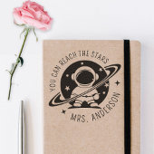 Niedlicher RaumMan kann den Sternenlehrer erreiche Permastempel