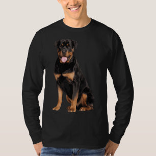 Niedlicher realistischer Rottweiler-Hund T-Shirt