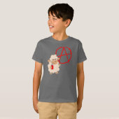 Niedlicher Rebellismus Cartoon Sheep Children T - T-Shirt (Vorne ganz)