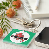 Niedlicher Red Dragon Acrylic Schlüsselanhänger fü (Vorderseite rechts)