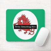 Niedlicher Red Dragon Mousepad zur Personalisierun (Mit Mouse)