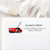 Niedlicher Red FireMotor Kindergeburtstag (Insitu)