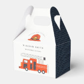 Niedlicher Red Fireruck Motor Kinder jeden Geburts Geschenkschachtel (Rückseite)