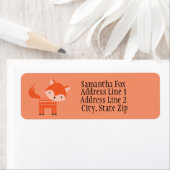 Niedlicher Red Fox benutzerdefinierte Rücksendeadr (Insitu)