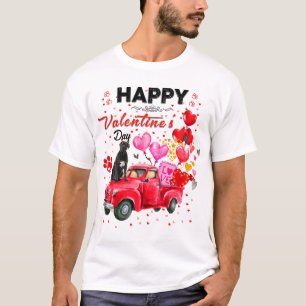 Niedlicher Red Truck Cane Corso Valentinstag Kostü T-Shirt