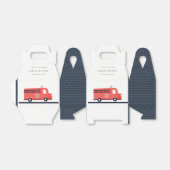 Niedlicher Red Truck Fire Truck Motor Kinderdusche Geschenkschachtel (Ungefaltet)