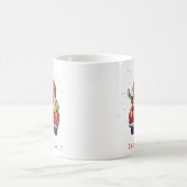 Niedlicher Red Truck Weihnachten Weihnachtsschokol Kaffeetasse (Mittel)