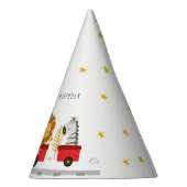 Niedlicher Red Woodland Animal Train jedes Alter G Partyhütchen (Rechts)