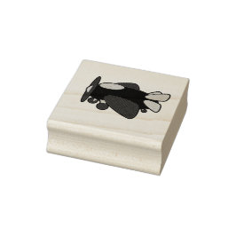 Niedlicher Red Yellow Blue Airplane Cartoon für Ki Gummistempel