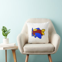 Niedlicher Red Yellow Blue Airplane Cartoon für Ki