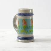 Niedlicher RedkopfMermaid Thunder_Cove Bierglas (Vorderseite Links)