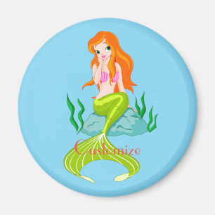 Niedlicher RedkopfMermaid Thunder_Cove Magnet