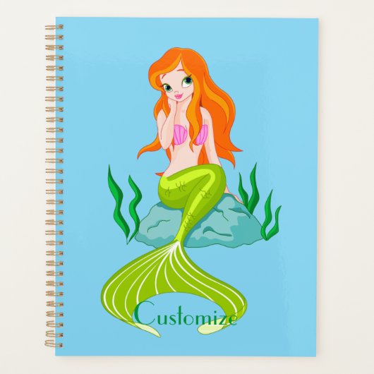Niedlicher RedkopfMermaid Thunder_Cove Planer (Vorderseite)