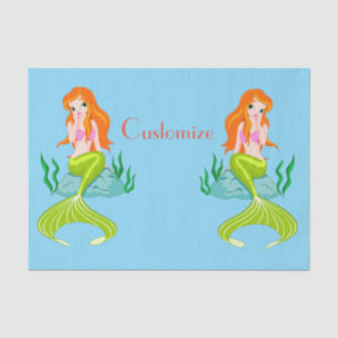 Niedlicher RedkopfMermaid Thunder_Cove Seidenpapier