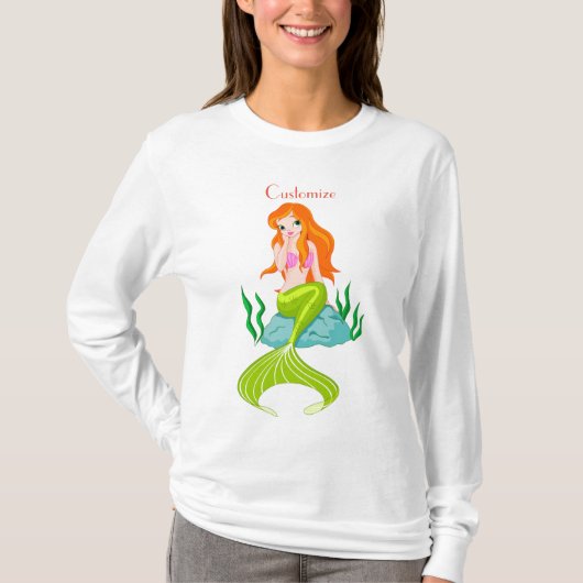 Niedlicher RedkopfMermaid Thunder_Cove T-Shirt (Vorderseite)