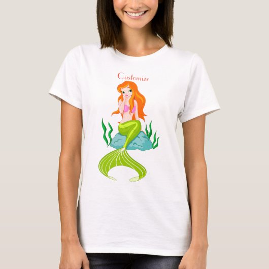 Niedlicher RedkopfMermaid Thunder_Cove T-Shirt (Vorderseite)