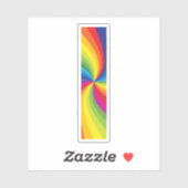 Niedlicher Regenbogen Alphabet I Aufkleber (Blatt)