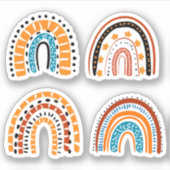 niedlicher Regenbogen Aufkleber (Vorderseite)