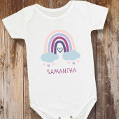 Niedlicher Regenbogen Baby Strampler