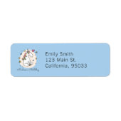 Niedlicher Regenbogen Einhorn Sterne Herzens Gebur (Vorne)