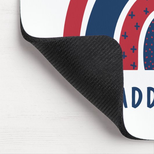 Niedlicher Regenbogen Einzigartiger Junge Personal Mousepad (Ecke)