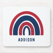 Niedlicher Regenbogen Einzigartiger Junge Personal Mousepad (Vorne)