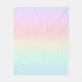 Niedlicher Regenbogen farbiger Farbverlauf Wasserf Fleecedecke (Vorderseite)