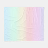 Niedlicher Regenbogen farbiger Farbverlauf Wasserf Fleecedecke (Vorderseite (Horizontal))