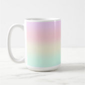 Niedlicher Regenbogen farbiger Farbverlauf Wasserf Kaffeetasse (Links)
