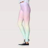 Niedlicher Regenbogen farbiger Farbverlauf Wasserf Leggings (Links)