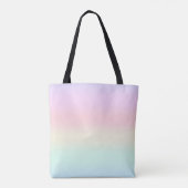 Niedlicher Regenbogen farbiger Farbverlauf Wasserf Tasche (Rückseite)