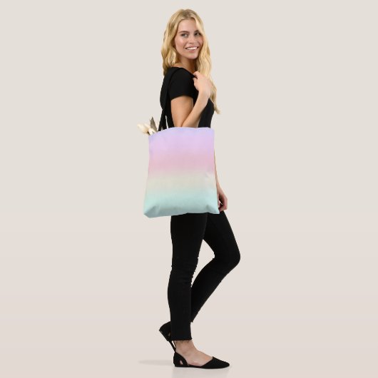 Niedlicher Regenbogen farbiger Farbverlauf Wasserf Tasche (Am Model)