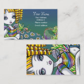 Niedlicher Regenbogen-feenhafte Visitenkarte (Vorne/Hinten)