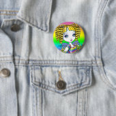 Niedlicher Regenbogen-feenhafter Button (Beispiel)