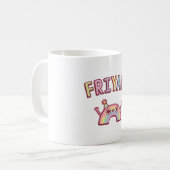 Niedlicher Regenbogen Freitag Freitag Kaffeetasse (Vorderseite Links)