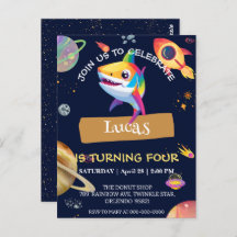 Niedlicher Regenbogen Galaxy Weltraum Geburtstagsp