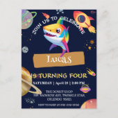 Niedlicher Regenbogen Galaxy Weltraum Geburtstagsp Postkarte (Vorderseite)