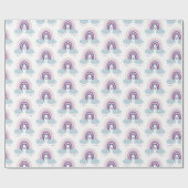 Niedlicher Regenbogen Geschenkpapier (Flach)