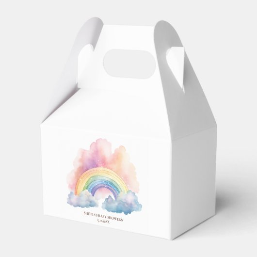 Niedlicher Regenbogen Geschenkschachtel (Vorderseite)